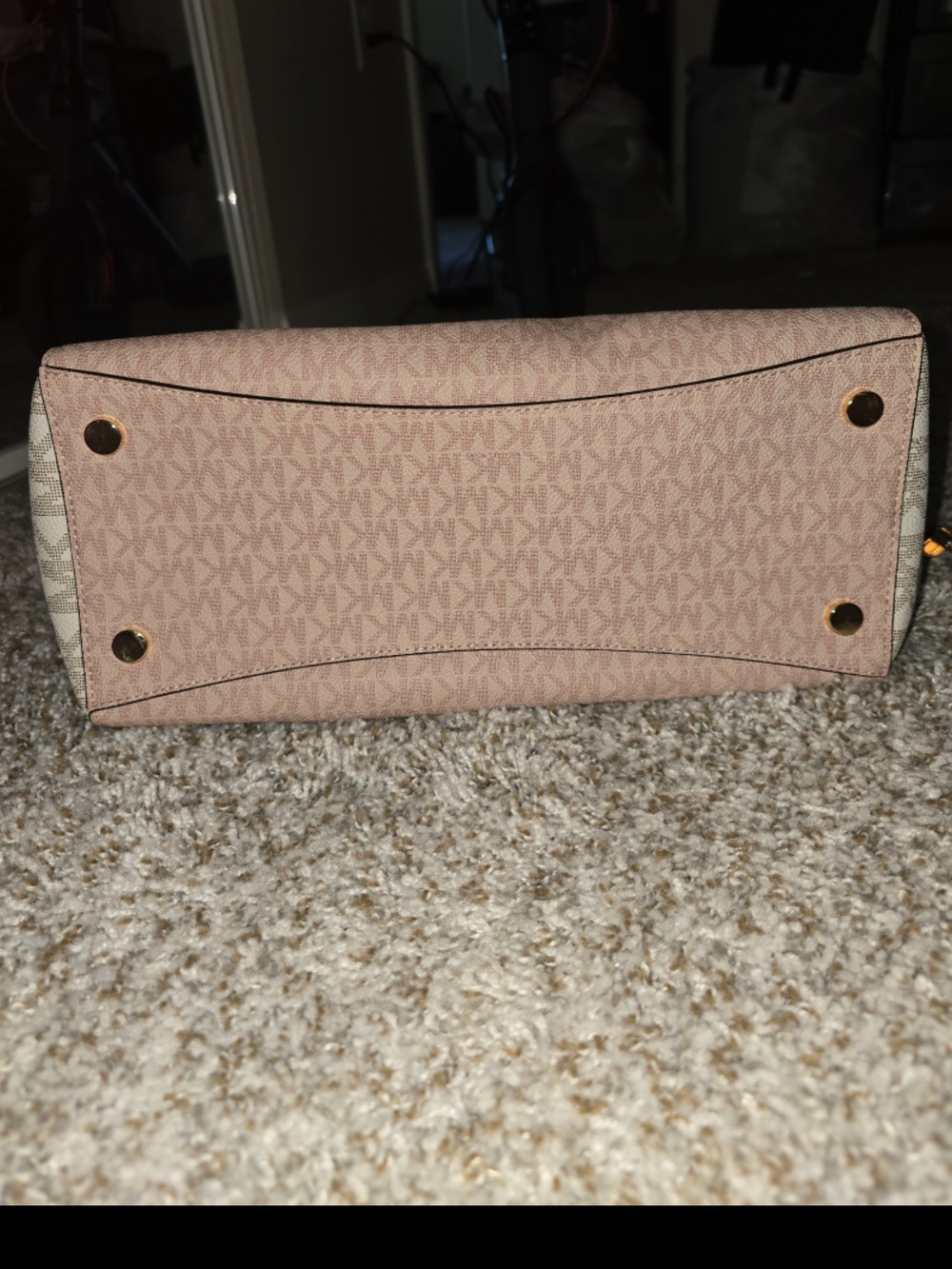 Michael Kors Blush Pink and Vanilla Signature Tote - Picture 4 of 4